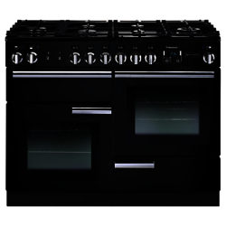 Rangemaster Professional+ 110 Gas Range Cooker Gloss Black